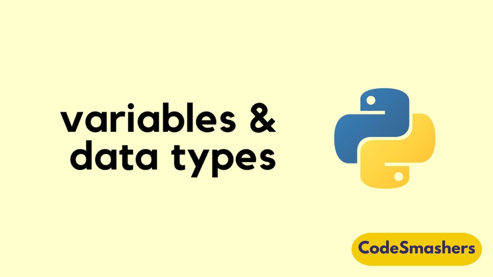 Python Variables and data types