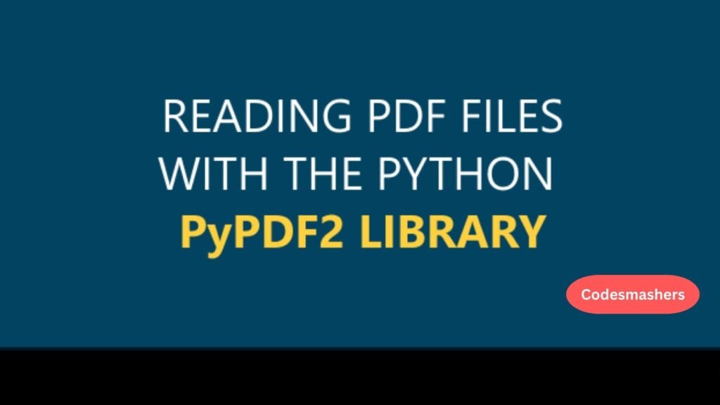 reading pdf files with the Python PyPDF2 Library